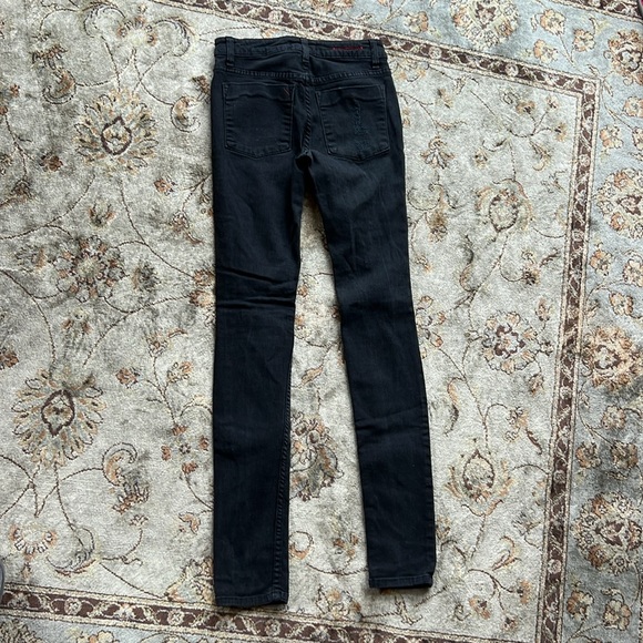 Alice + Olivia denim skinny, jeans, black size 25 - Picture 5 of 6